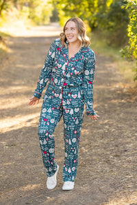 IN STOCK Evergreen Christmas Pajama Set FINAL SALE