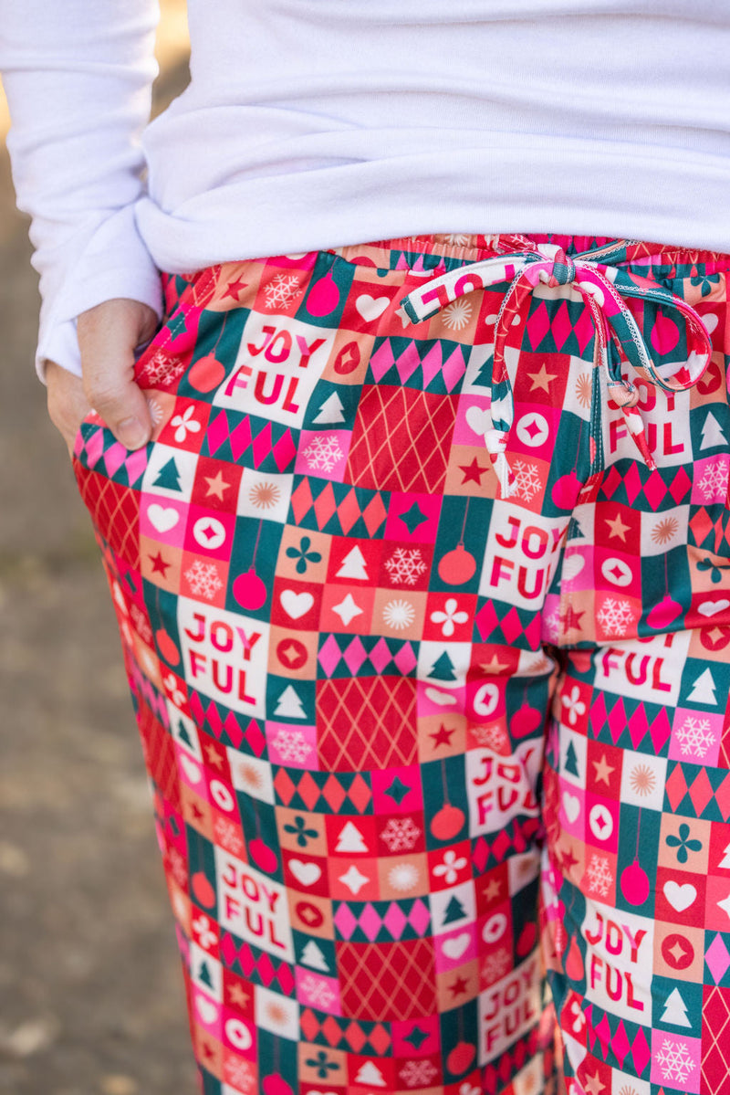 IN STOCK Joyful Holiday Lounge Pants FINAL SALE