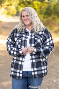 IN STOCK Norah Plaid Shacket - Classic Black and White | Women's Shacket