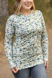 IN STOCK Blair Long Sleeve Top - Green Floral