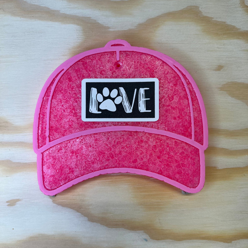 Paw Print Love Truck Patch Freshie