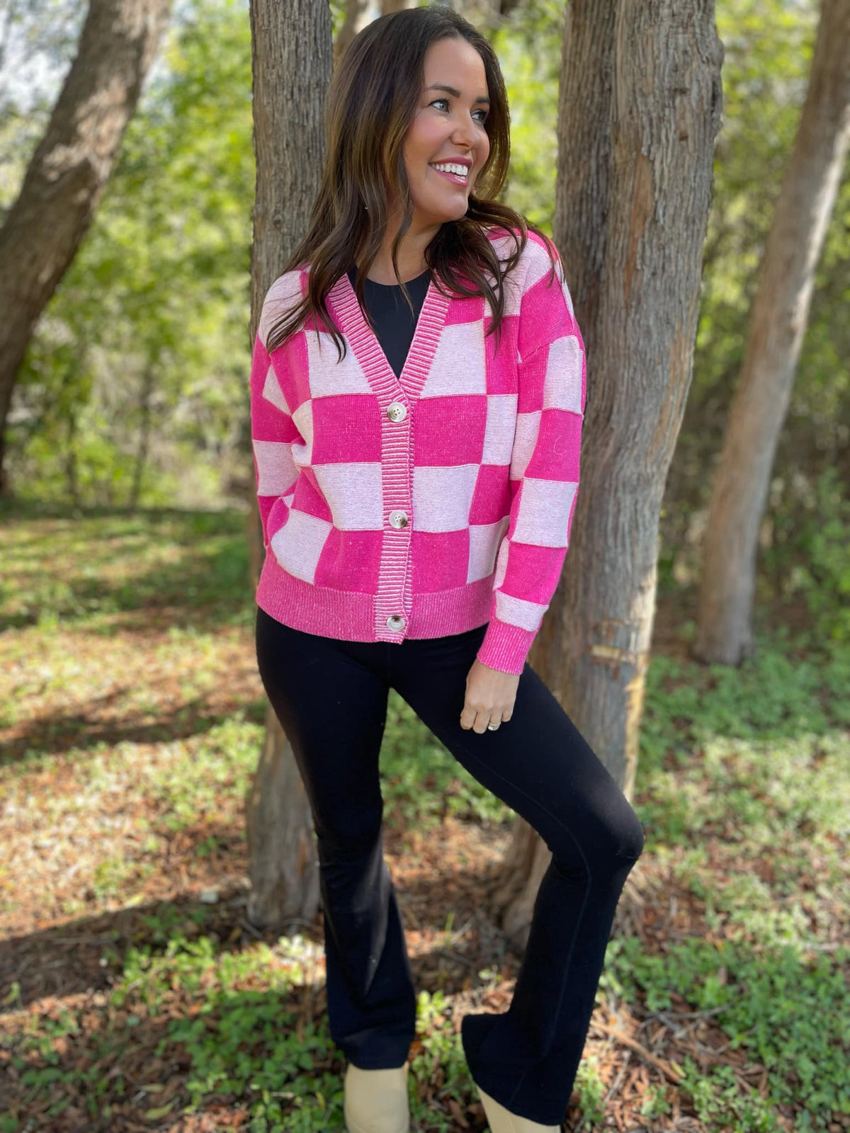 PREORDER: All My Life Checkered Cardigan in Three Colors