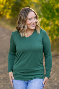 IN STOCK Larissa Long Sleeve - Evergreen