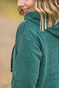 IN STOCK Vintage Wash Hoodie - Hunter Green