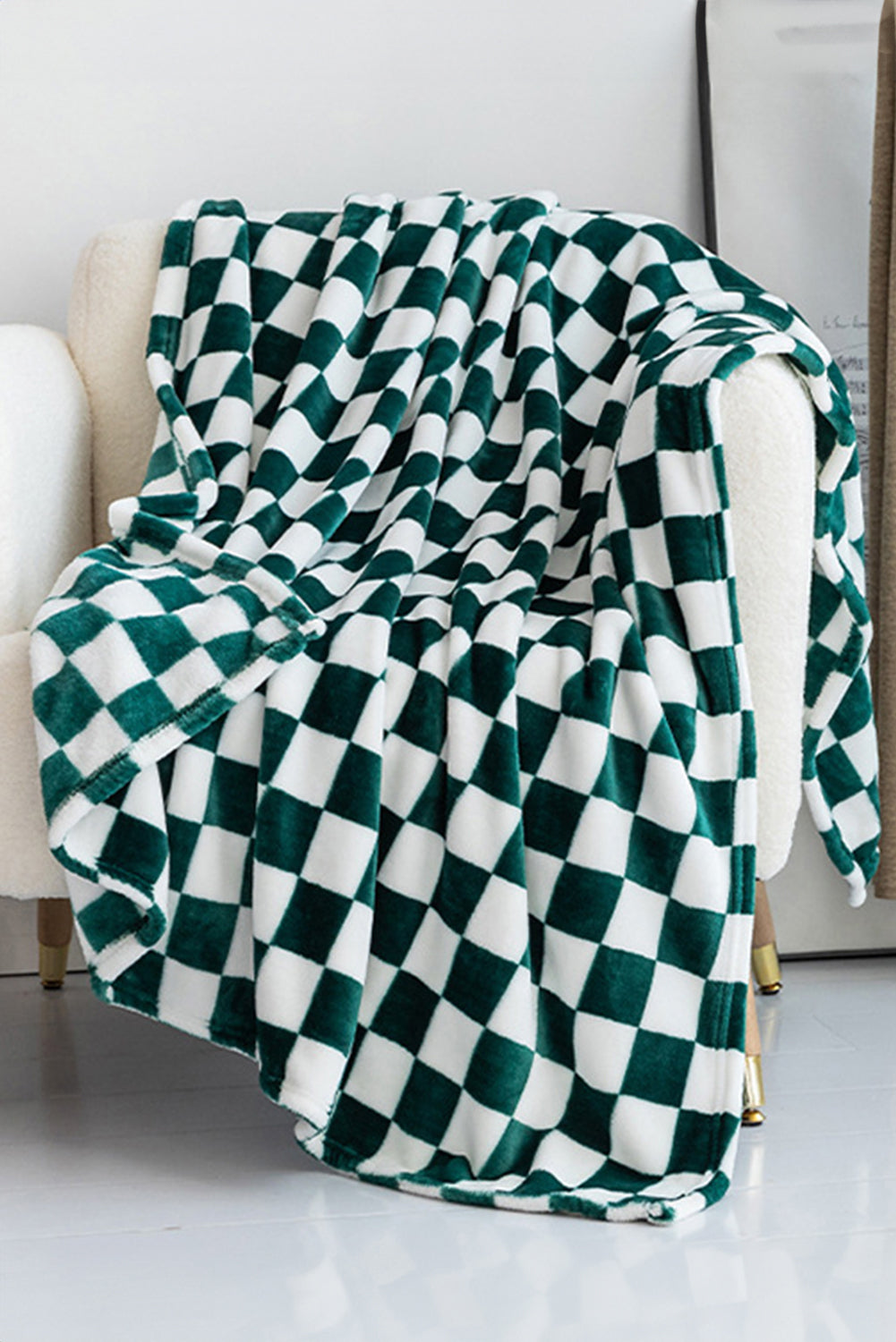 Checkered Throw Blanket