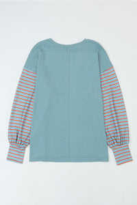 Colorblock Striped Top