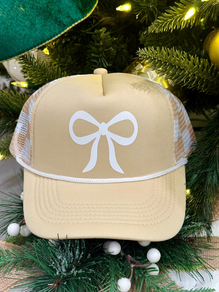 RTS Tan Bow Trucker Hat