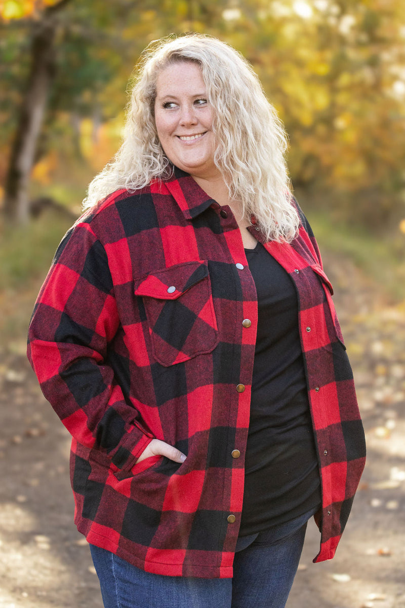 IN STOCK Norah Plaid Shacket - Buffalo Plaid