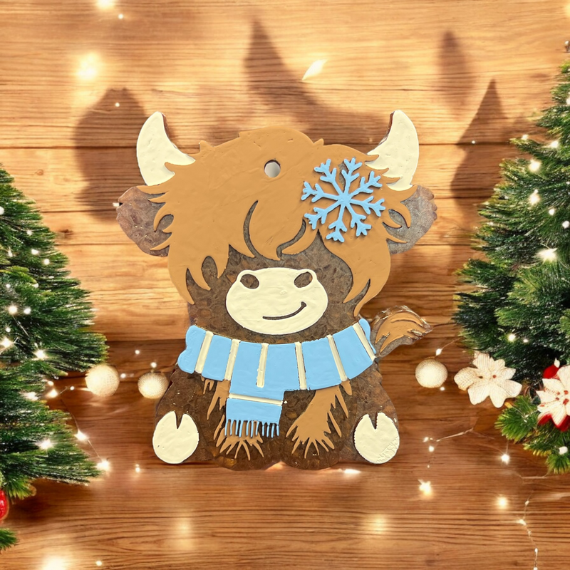 Snowflake Cow Freshie