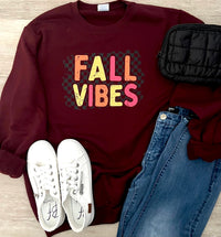 Checkered Fall Vibes Sweatshirt