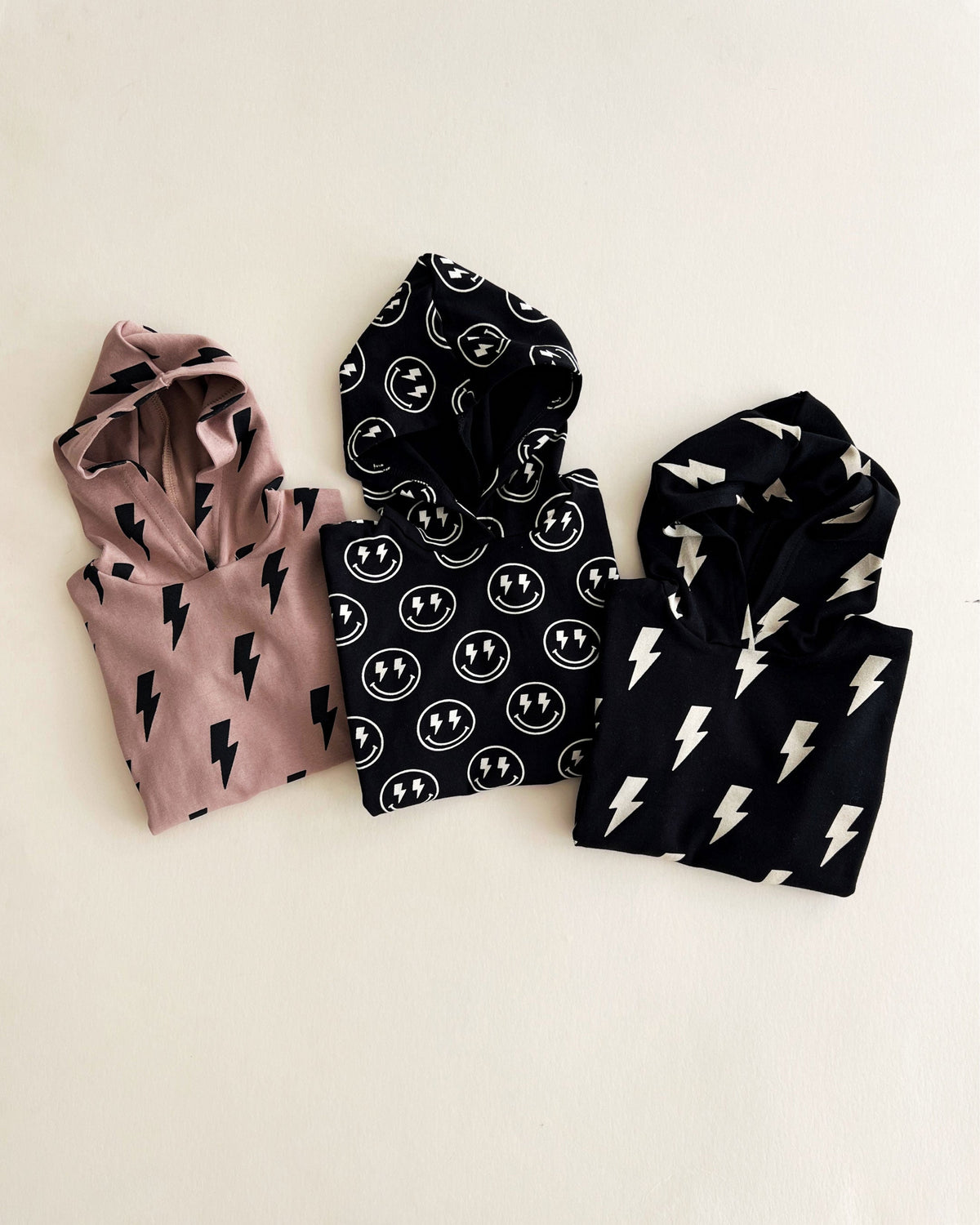 Hooded Bubble Romper  | Electric Smiley