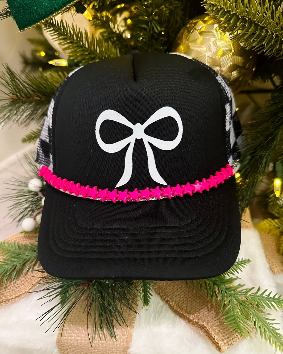 RTS Pink Stars Hat Chain