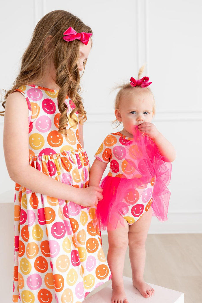 SALE Don't Worry, Be Hippy Tank Twirl Dress