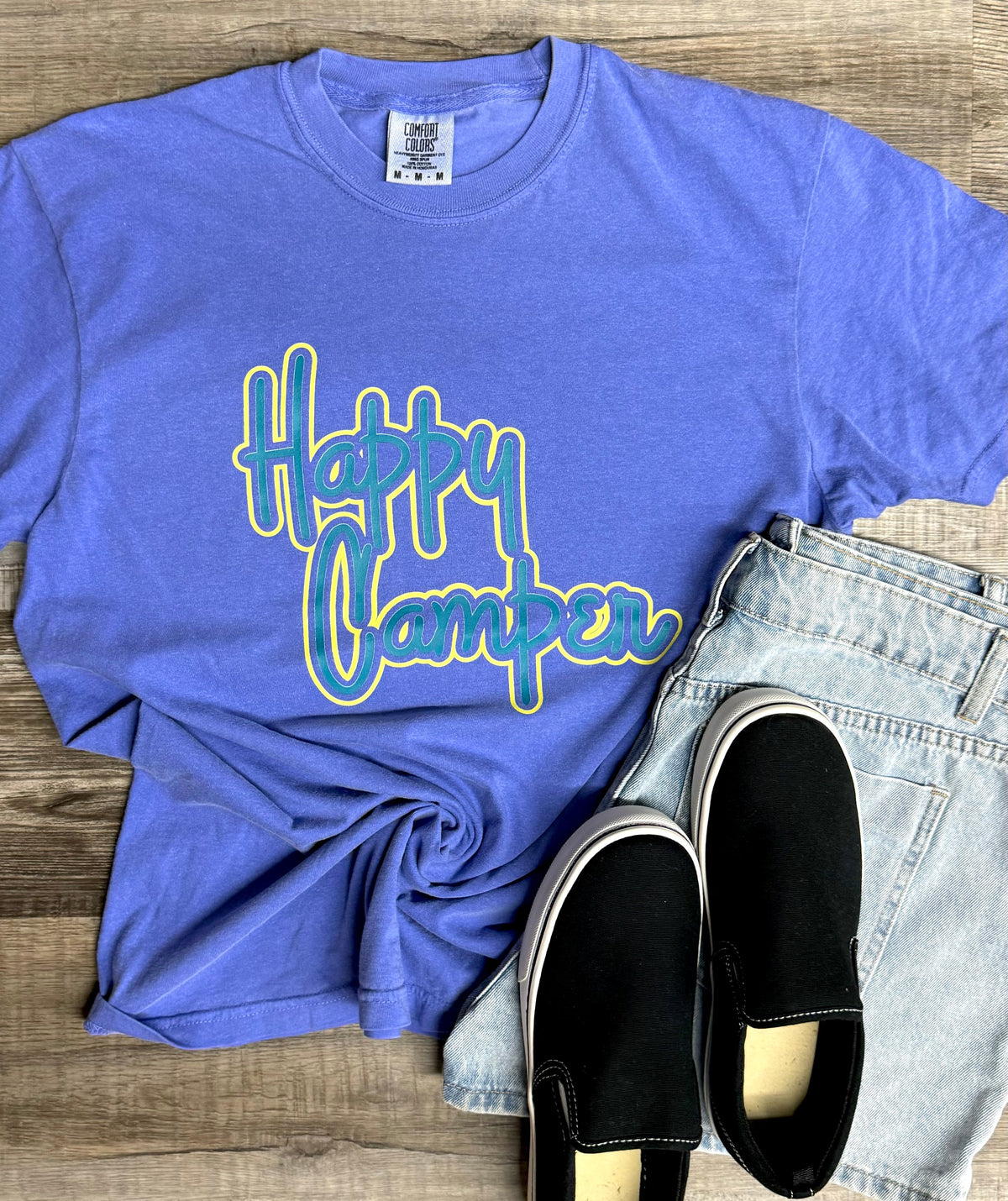 Happy Camper tee - Mack and Mav Boutique 