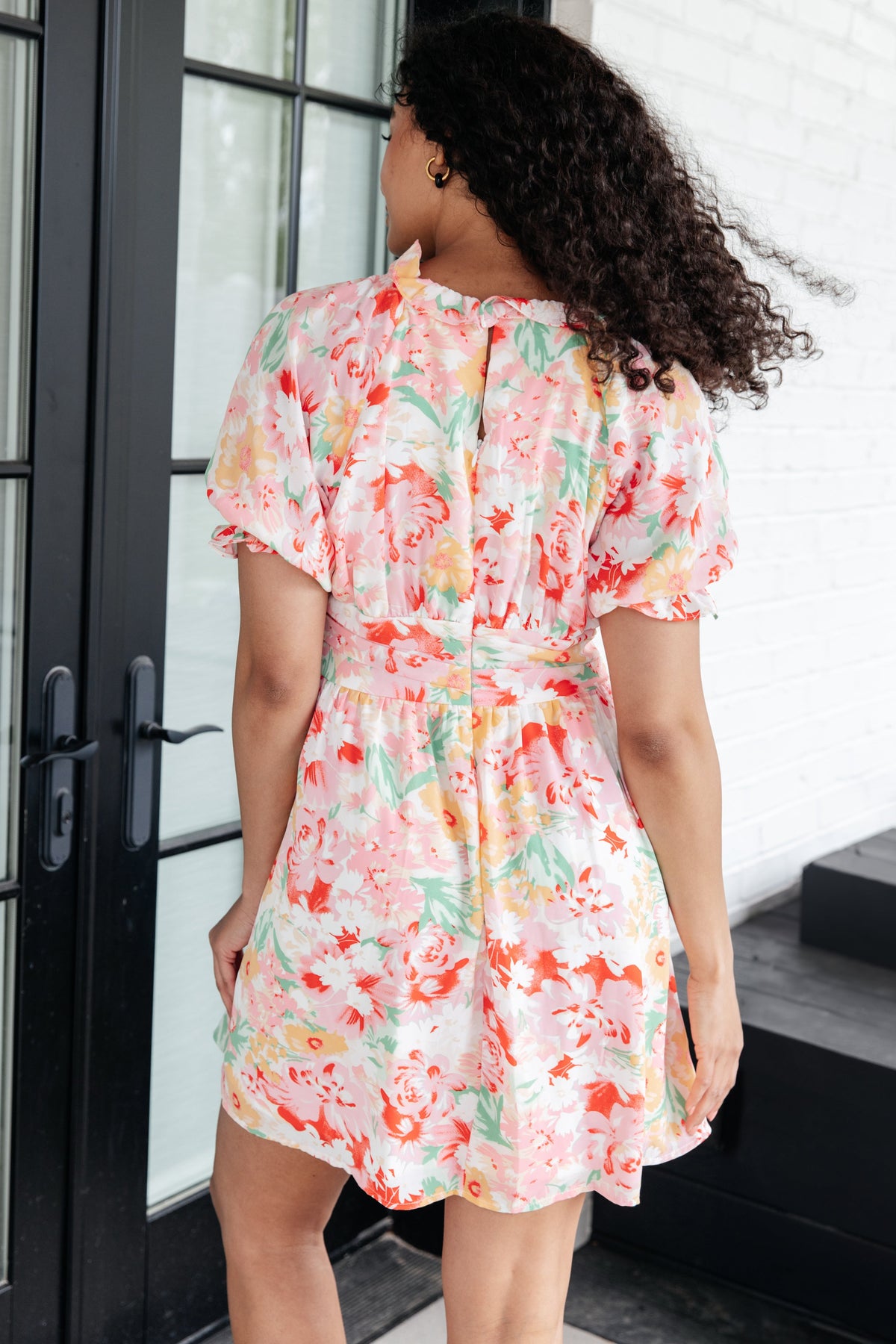 Fancy Free Floral Dress - Mack and Mav Boutique 