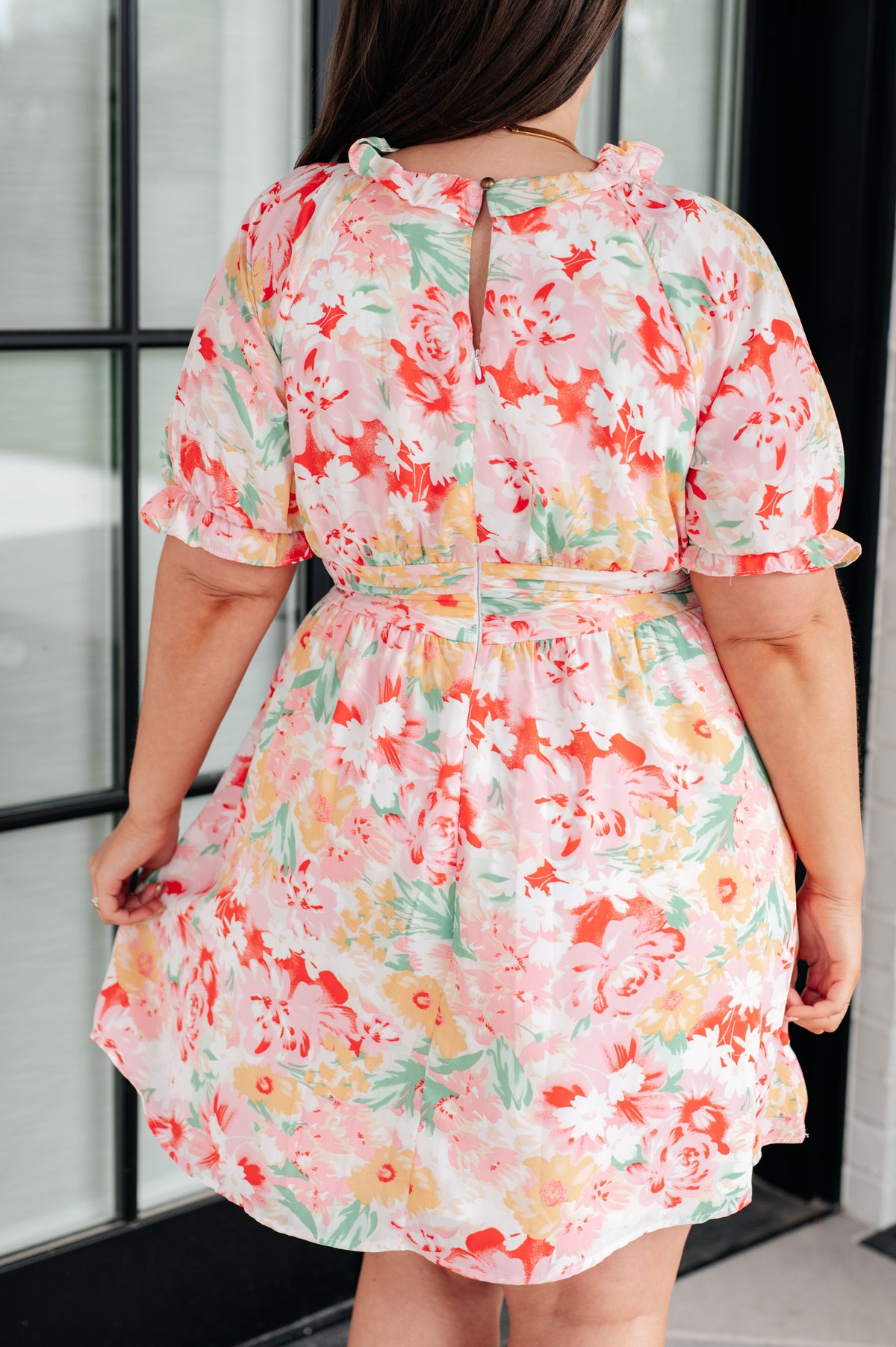 Fancy Free Floral Dress - Mack and Mav Boutique 