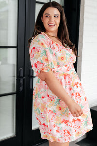 Fancy Free Floral Dress - Mack and Mav Boutique 