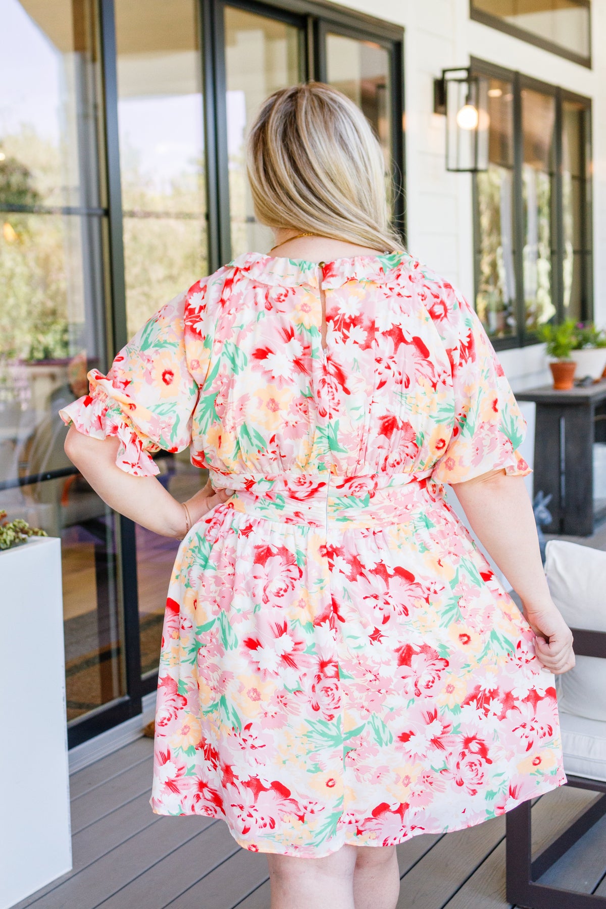 Fancy Free Floral Dress - Mack and Mav Boutique 