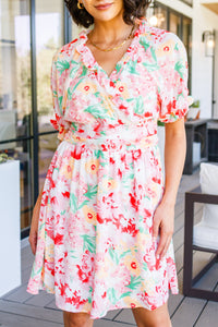 Fancy Free Floral Dress - Mack and Mav Boutique 