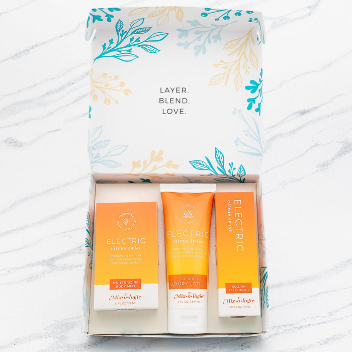 Electric (citrus twist) | Gift Set Trio Box