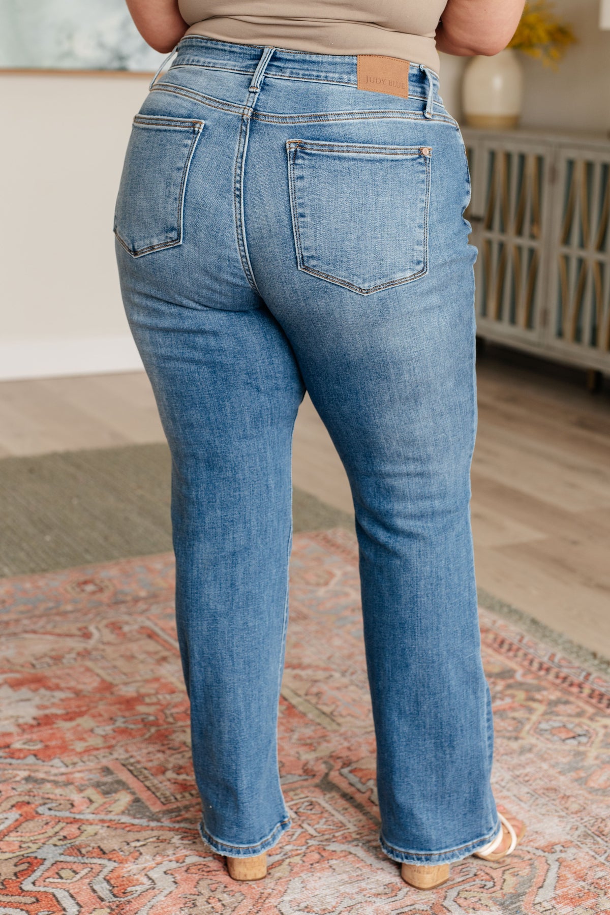 Genevieve Mid Rise Vintage Bootcut Jeans - Mack and Mav Boutique 