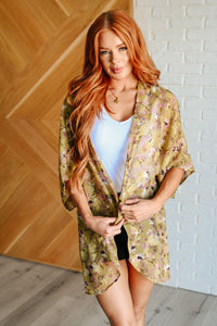 Go Anywhere Floral Kimono - Mack and Mav Boutique 