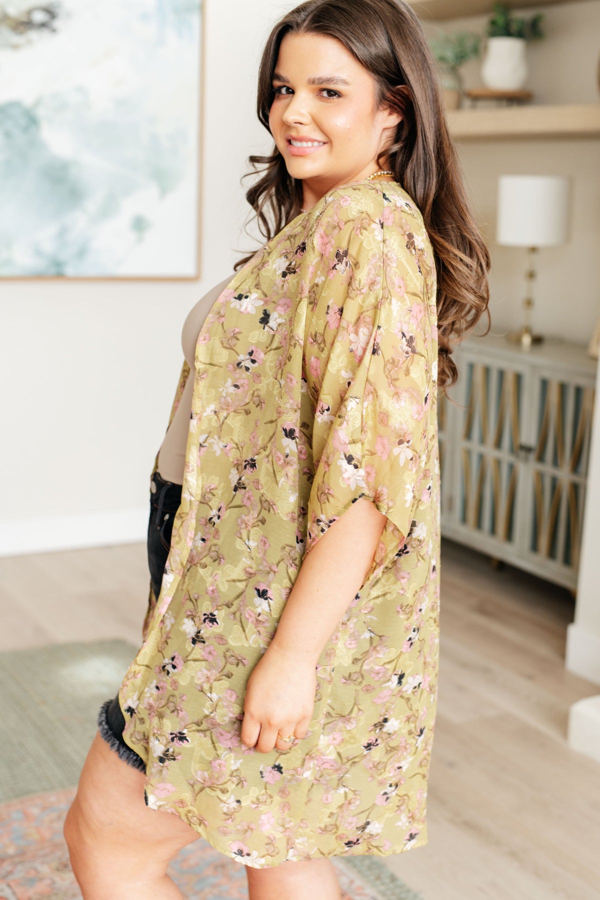 Go Anywhere Floral Kimono - Mack and Mav Boutique 