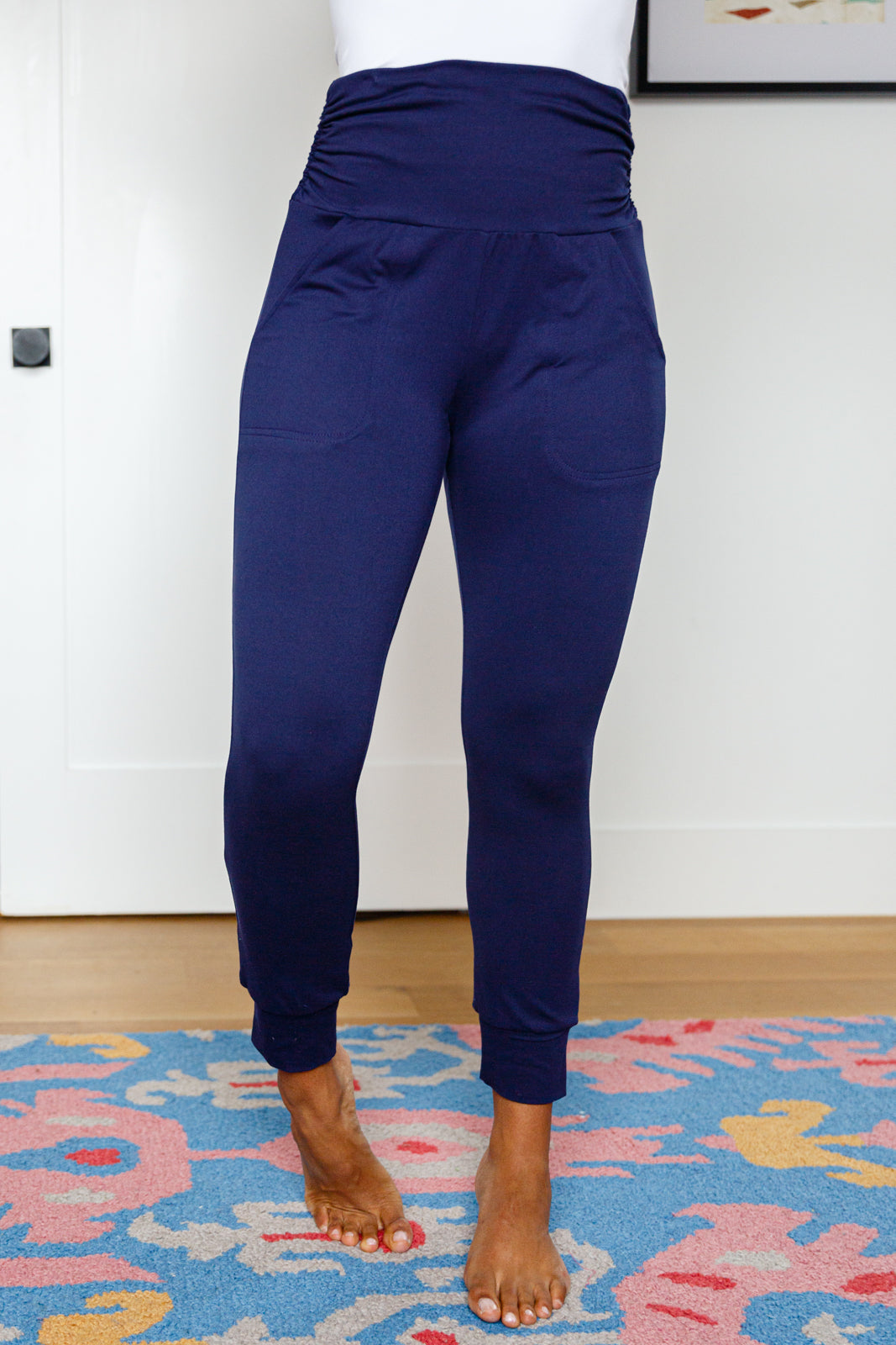 Preorder:Haley Jogger Legging-#3-Navy(Close 7.12.2024)