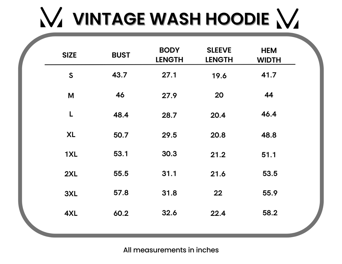 Vintage Wash Hoodie - Black