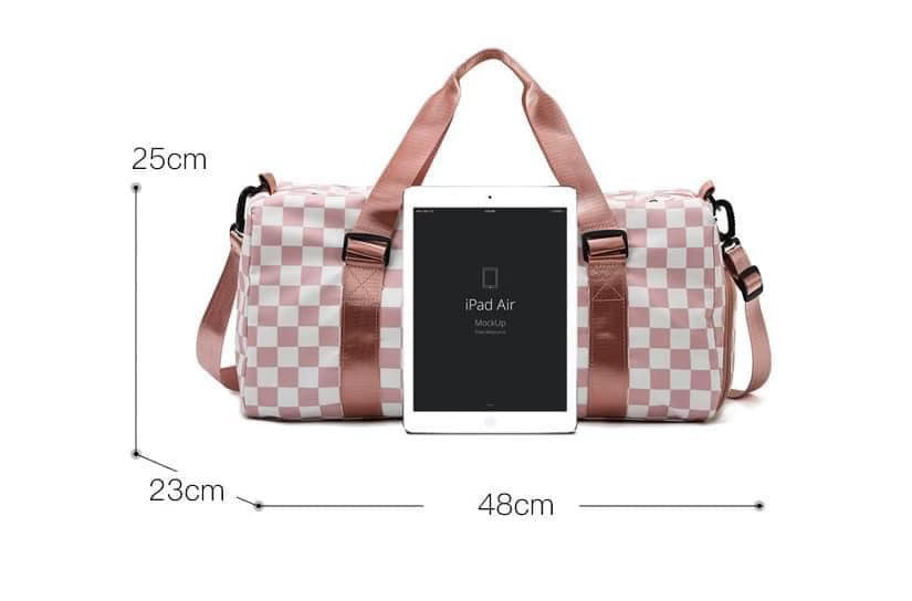 RTS Checkered Duffle Bags