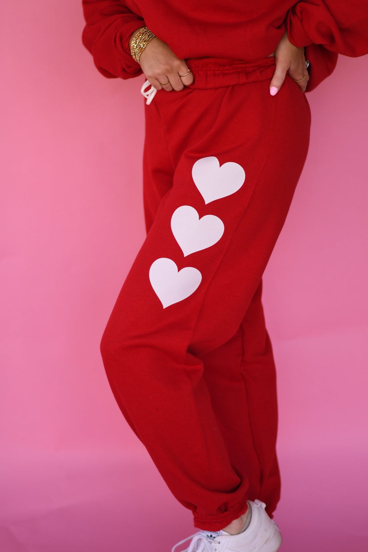 Love Day Heart Sweat Set