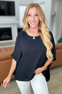 Feels Like Me Dolman Sleeve Top in Black - Mack and Mav Boutique 