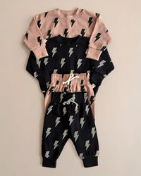 Jogger Set | Black Bolts