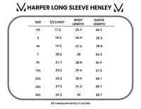 IN STOCK Harper Long Sleeve Henley - Evergreen FINAL SALE