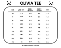 IN STOCK Olivia Tee - Mocha | Women's Short Sleeve