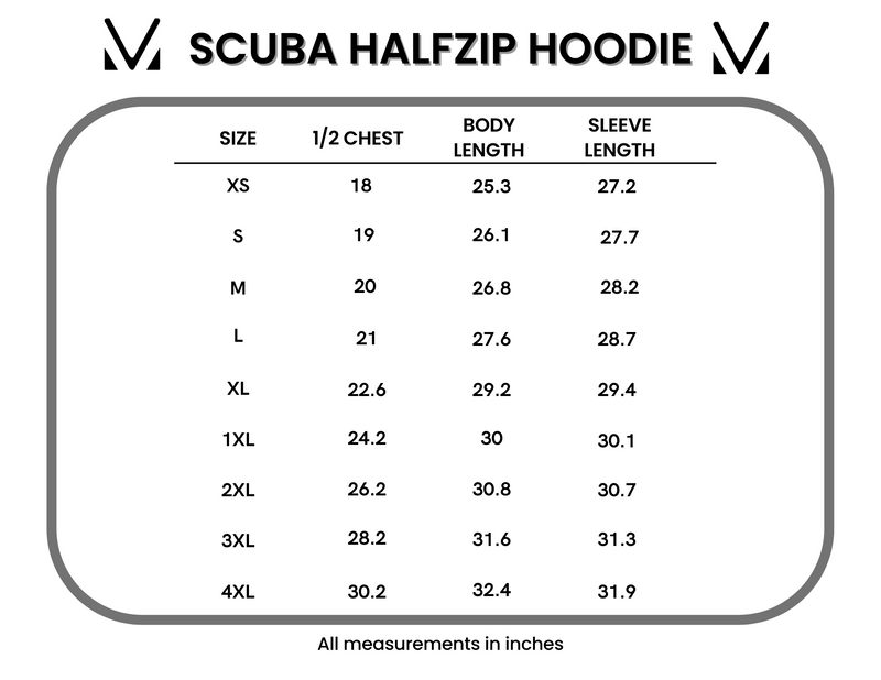 IN STOCK Scuba HalfZip Hoodie - Light Grey