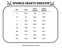 IN STOCK Sparkle Hearts Sweater