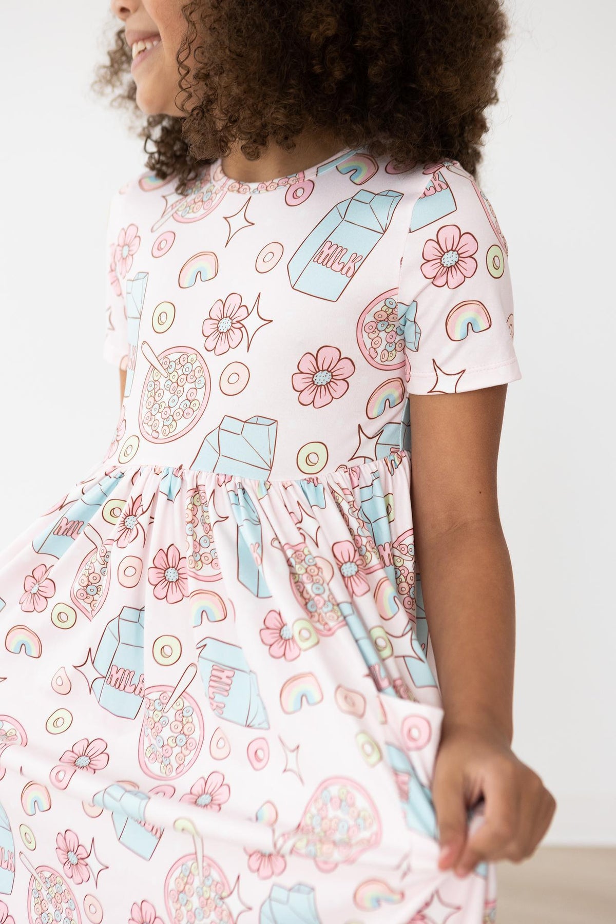 SALE Milk & Cereal S/S Pocket Twirl Dress