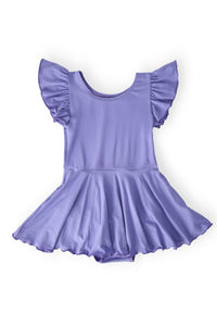 Periwinkle S/S Twirl Leotard