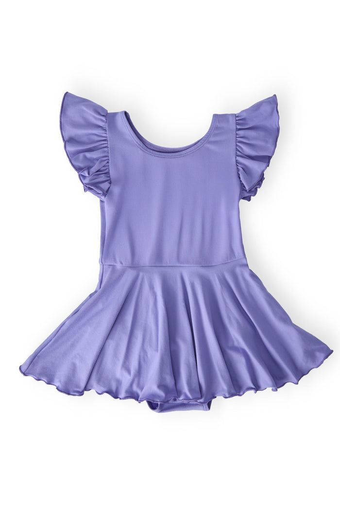 Periwinkle S/S Twirl Leotard