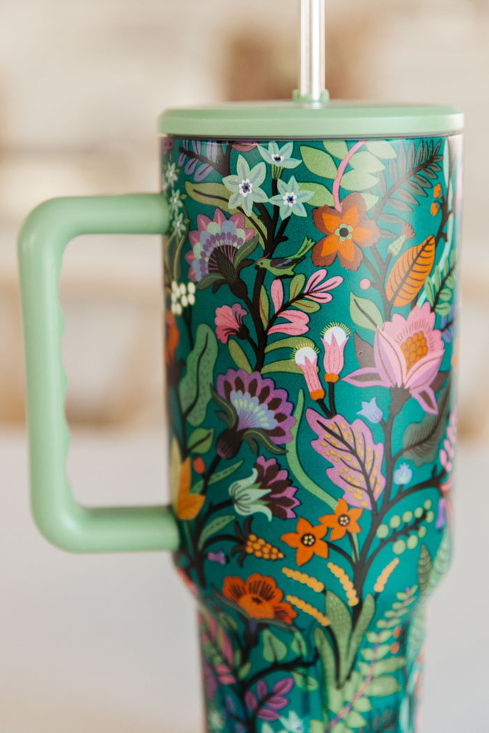 Plant Lover 40 Oz Tropics Tumbler - Mack and Mav Boutique 