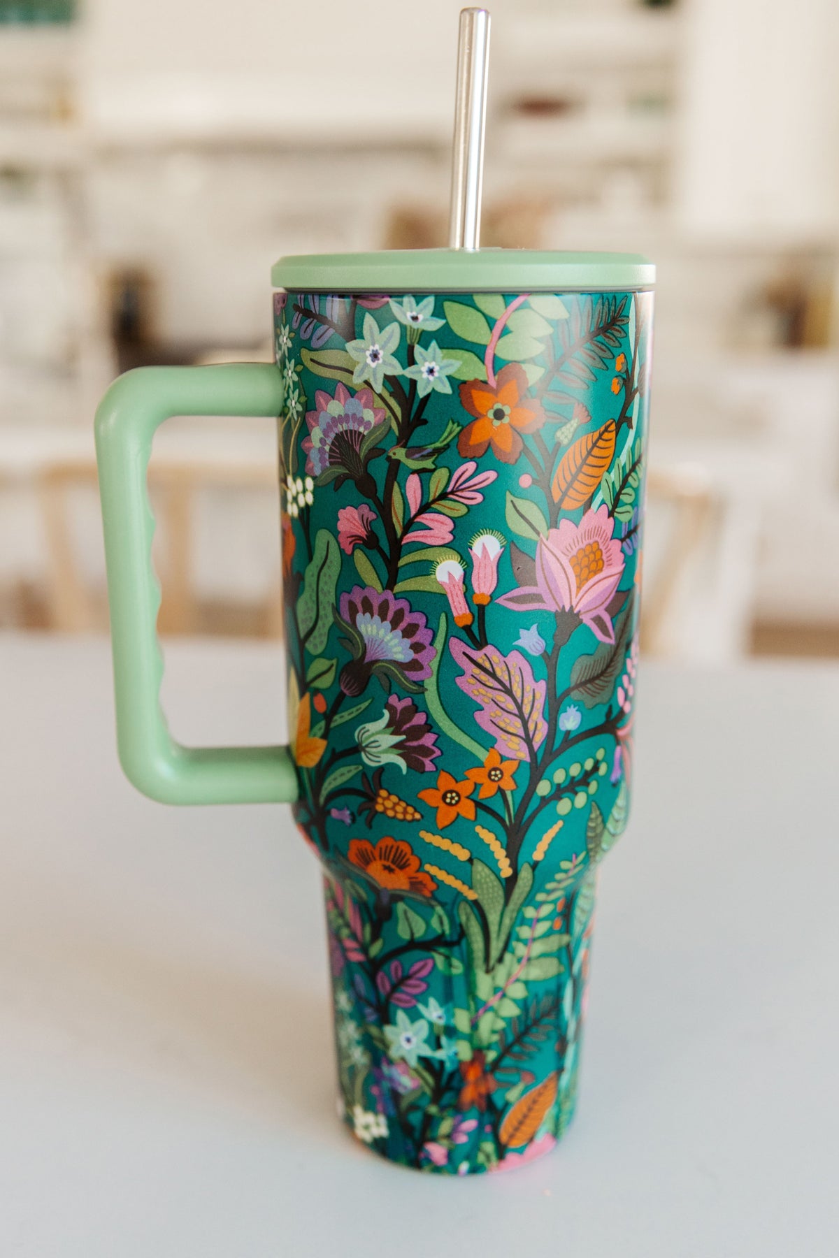 Plant Lover 40 Oz Tropics Tumbler - Mack and Mav Boutique 