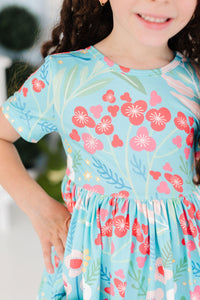 Spring Breeze S/S Pocket Twirl Dress