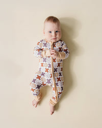 Bamboo Zip Romper | Xoxo