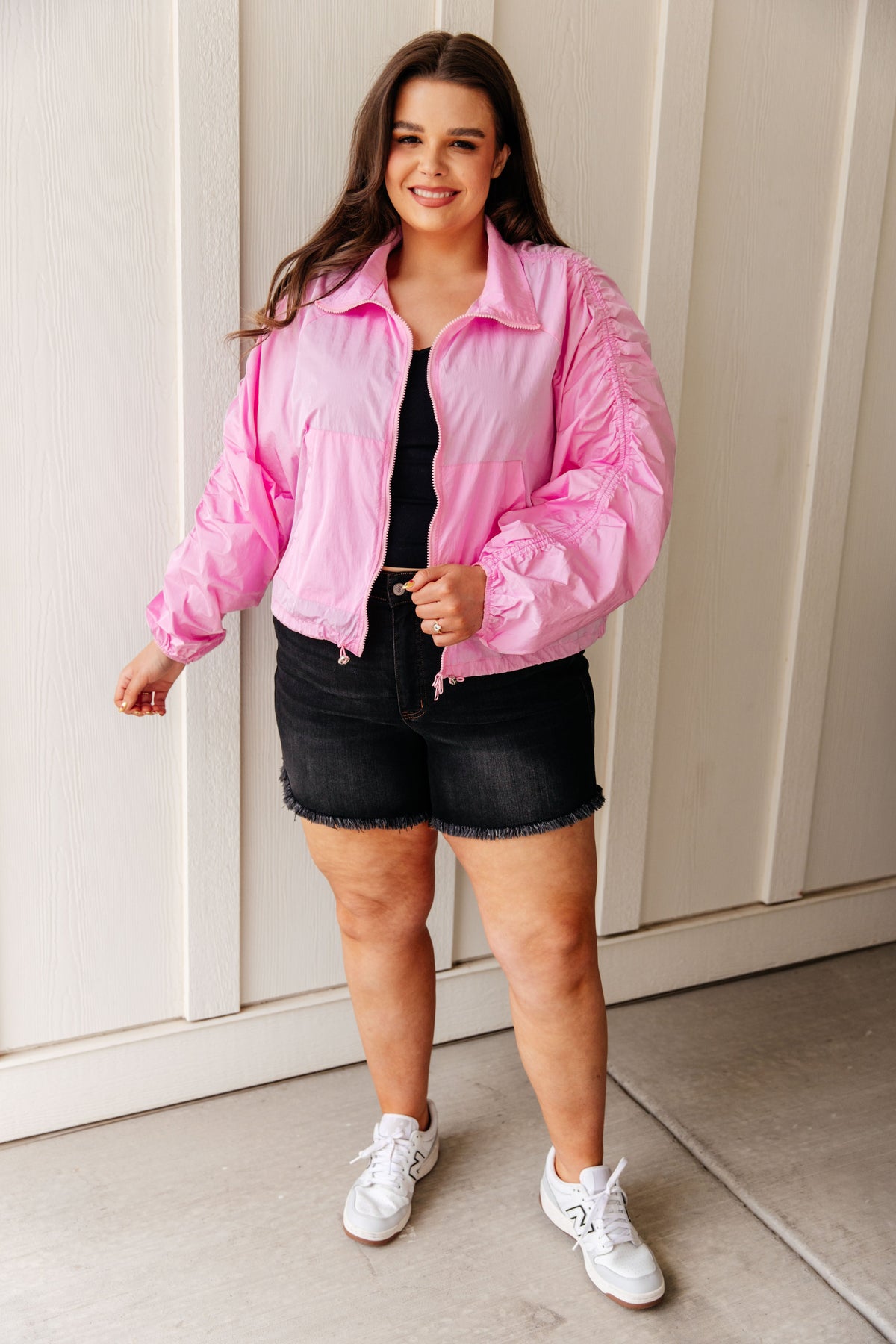 Weak in the Knees Windbreaker - Mack and Mav Boutique 