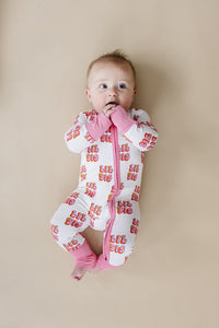 Bamboo Zip Romper | Lil Sis
