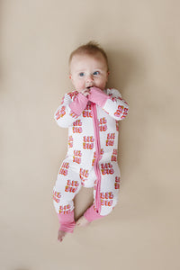 Bamboo Zip Romper | Lil Sis