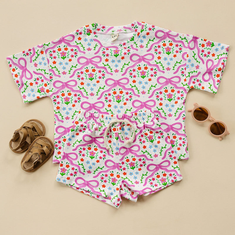 Shorts Set | Coquette Garden