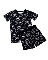 Bamboo Two Piece Shorts Set | Electric Smiley