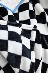 Checkered Throw Blanket